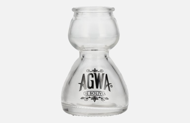 AGWA de Bolivia Glas klein ohne Eichung