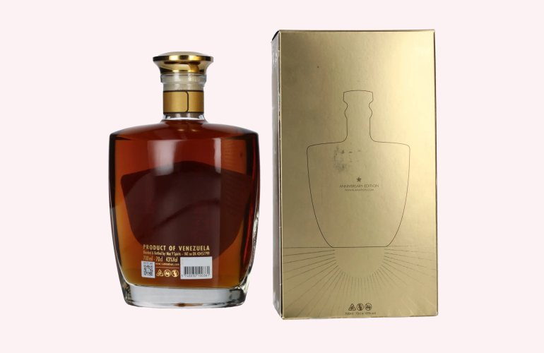 Rum Nation Venezuela XO 25th Anniversary Edition 43% Vol. 0,7l in geschenkverpakking