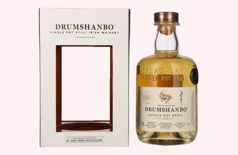 Drumshanbo Single Pot Still Irish Whiskey 43% Vol. 0,7l in Geschenkbox