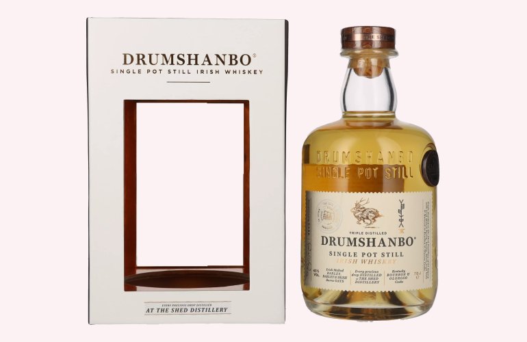 Drumshanbo Single Pot Still Irish Whiskey 43% Vol. 0,7l in Giftbox