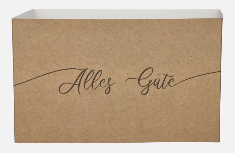 Banderole Alles Gute für 2er Präsentkarton