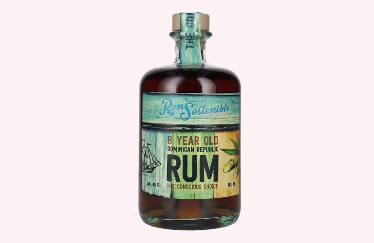 Ron Sostenible 8 Years Old The Conscious Choice Rum 40% Vol. 0,7l