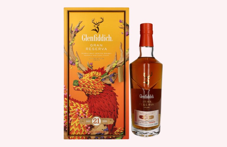 Glenfiddich 21 Years Old GRAN RESERVA Rum Cask Finish Limited Edition 2023 40% Vol. 0,7l in Giftbox