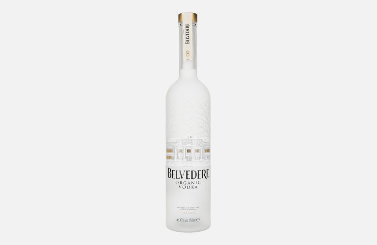 Belvedere Organic Vodka 40% Vol. 1,75l + LED Lichtsticker