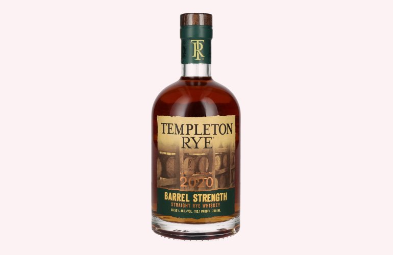 Templeton Rye Barrel Strength Straight Rye Whiskey 2020 56,6% Vol. 0,7l