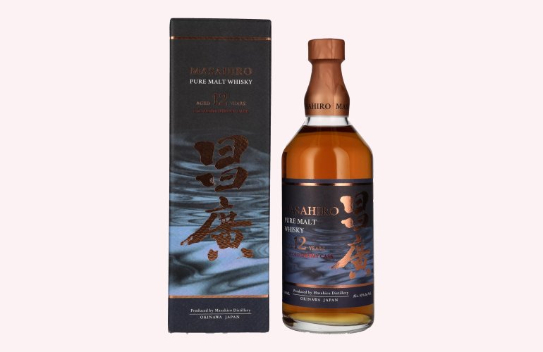 Masahiro 12 Years Old Pure Malt Whisky Oloroso Sherry Cask 43% Vol. 0,7l in Geschenkbox