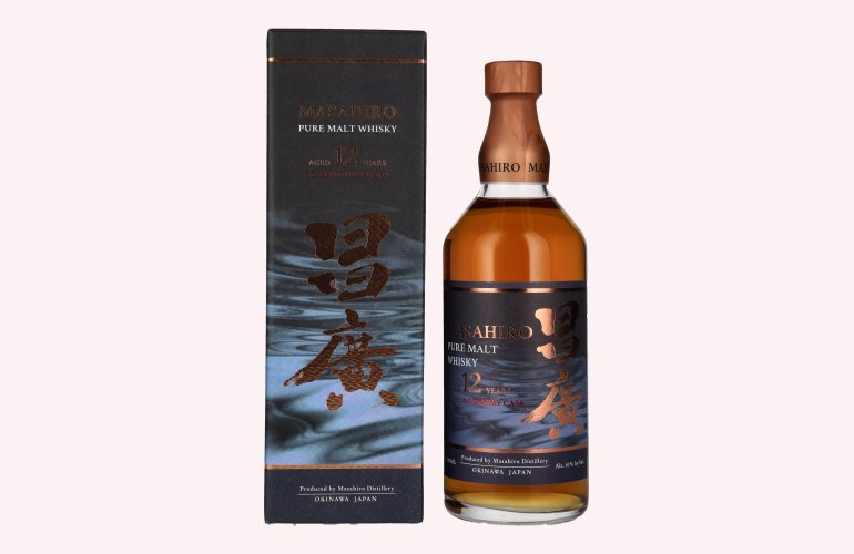 Masahiro 12 Years Old Pure Malt Whisky Oloroso Sherry Cask 43% Vol. 0,7l in Geschenkbox