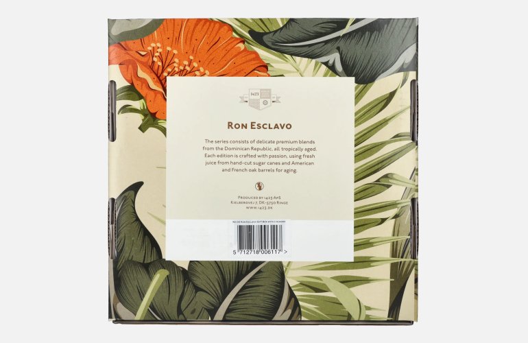 Ron Esclavo GRAN RESERVA OVERPROOF Ron Dominicana 57,5% Vol. 0,5l en boîte cadeau avec 2 Verres