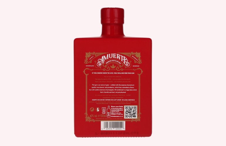 Amuerte COCA GIN - Red Edition 43% Vol. 0,7l