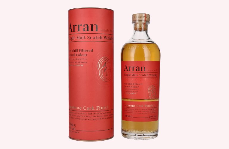 Arran Single Malt Scotch AMARONE CASK FINISH 50% Vol. 0,7l in Geschenkbox