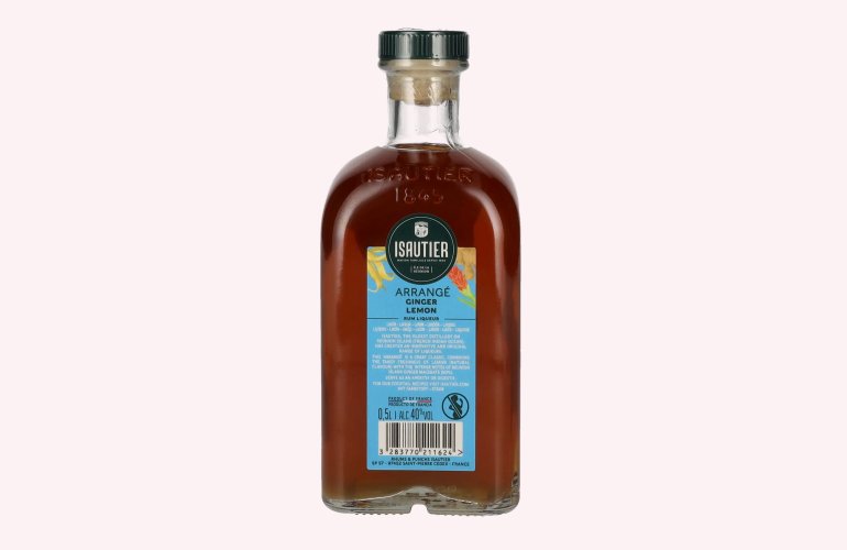 Isautier Arrangé GINGER LEMON Rum Liqueur 40% Vol. 0,5l