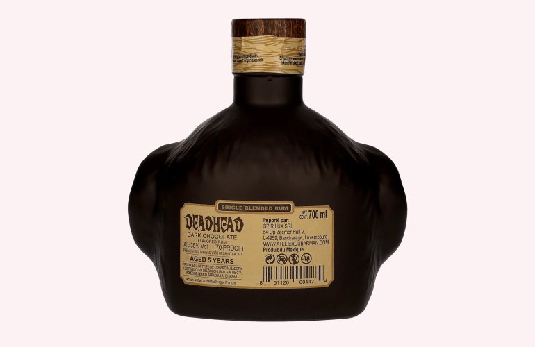 Deadhead Dark Chocolate Flavored 35% Vol. 0,7l