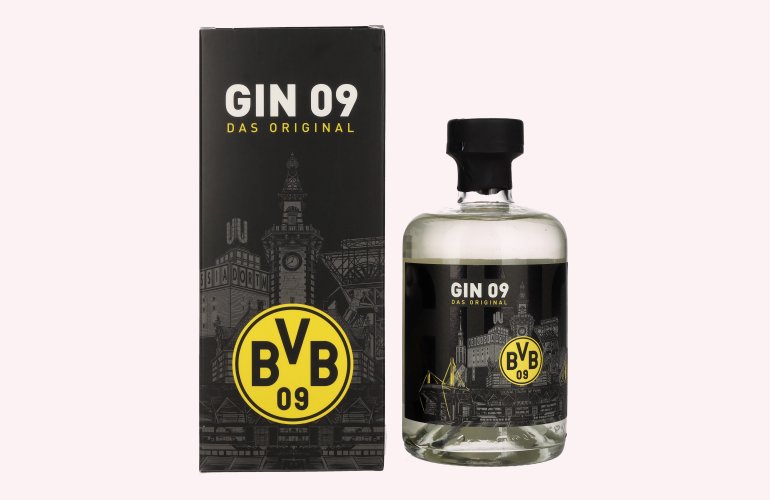 BVB Gin 09 Das Original 43% Vol. 0,5l in Geschenkbox