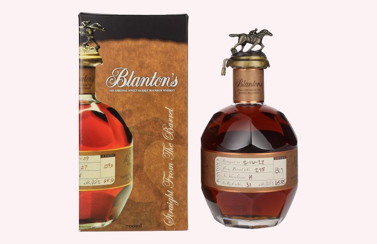 Blanton's STRAIGHT FROM THE BARREL BOURBON 65,9% Vol. 0,7l in Giftbox