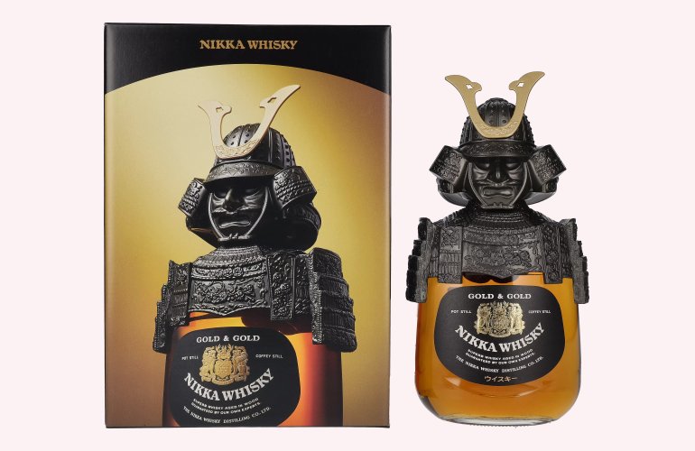 Nikka Gold & Gold Samurai Whisky 43% Vol. 0,7l in Giftbox