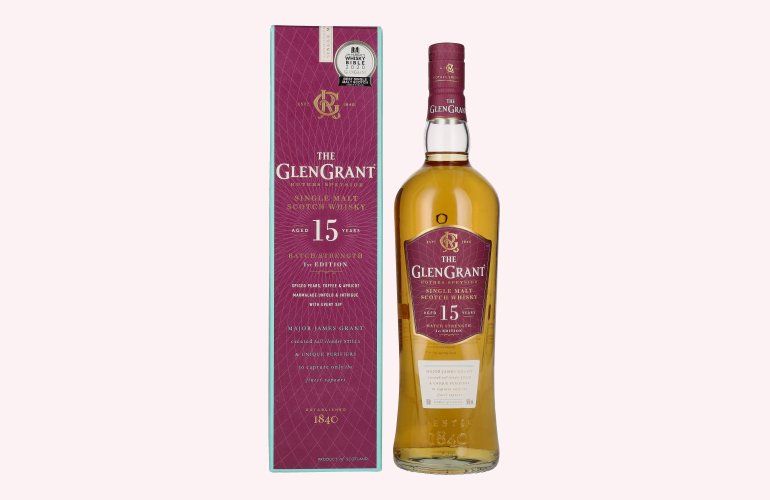 Glen Grant 15 Years Old BATCH STRENGTH Single Malt Whisky 50% Vol. 1l in Geschenkbox