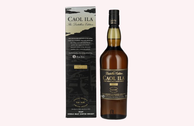 Caol Ila The Distillers Edition Double Matured 2021 43% Vol. 0,7l en boîte cadeau
