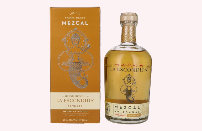 La Escondida Mezcal Artesanal Reposado 40% Vol. 0,7l in Giftbox