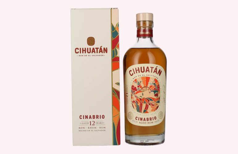 Cihuatán 12 Years CINABRIO Rum El Salvador 40% Vol. 0,7l in Geschenkbox
