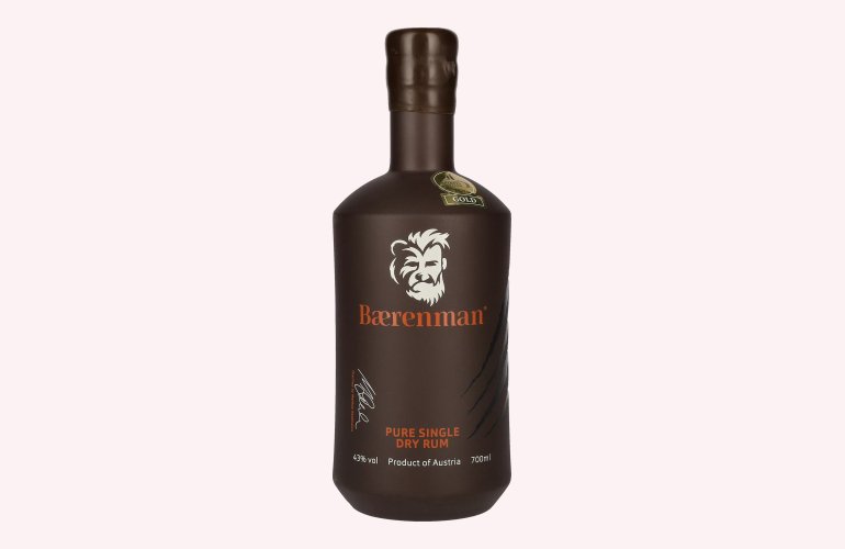 Baerenman Pure Single Dry Rum 43% Vol. 0,7l