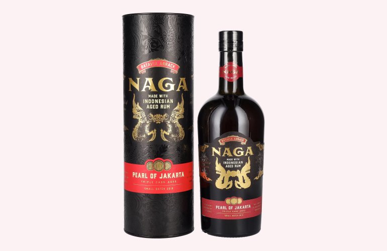 Naga Pearl of Jakarta Triple Cask Aged Small Batch 2019 42,7% Vol. 0,7l in Giftbox