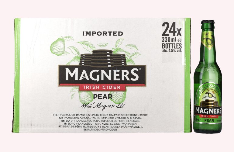 Magners Irish Cider PEAR 4,5% Vol. 24x0,33l