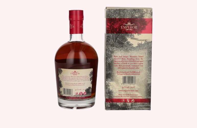 Emperor Mauritian Rum JUBILEE Pure Blend 40% Vol. 0,7l in geschenkverpakking