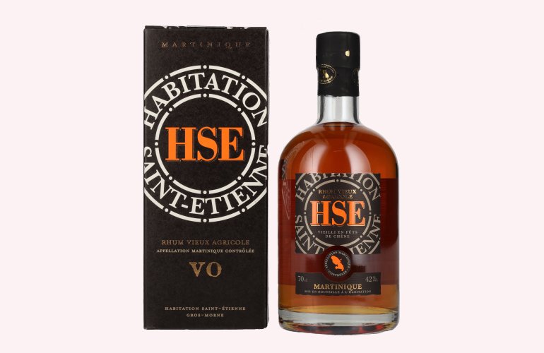 HSE Rhum Vieux Agricole Martinique 42% Vol. 0,7l in Geschenkbox