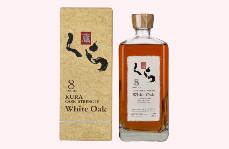 Kura 8 Years Old White Oak Single Malt Whisky 40% Vol. 0,7l in Giftbox