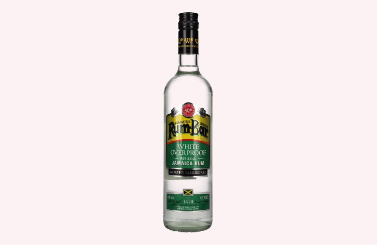 Rum-Bar Worthy Park Estate Premium White Overproof Rum 63% Vol. 0,7l