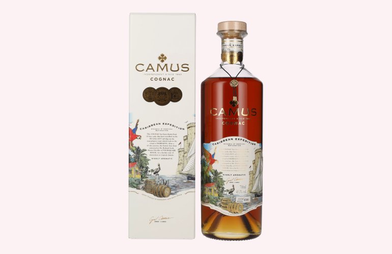 Camus CARIBBEAN EXPEDITION Cognac 45,3% Vol. 0,7l in Geschenkbox