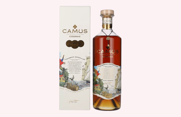 Camus CARIBBEAN EXPEDITION Cognac 45,3% Vol. 0,7l in Giftbox