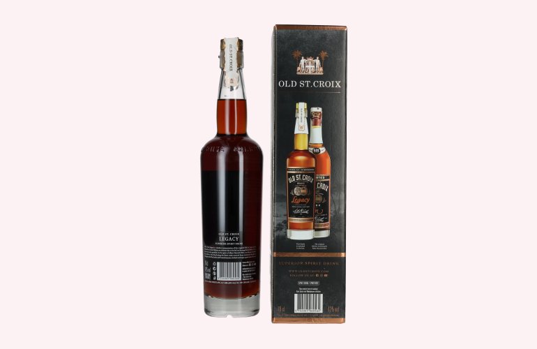 Old St. Croix XO Legacy Reserve Superior Spirit Drink 42% Vol. 0,7l en boîte cadeau