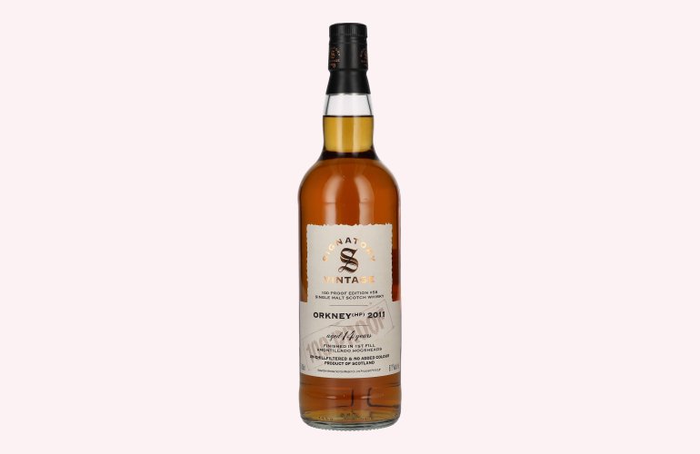 Signatory Vintage 100 Proof Edition ORKNEY (HP) 14 Years Old Single Malt Amontillado Cask #58 2011 5 0,7l