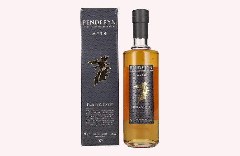 Penderyn MYTH Single Malt Welsh Whisky 40% Vol. 0,7l in Geschenkbox