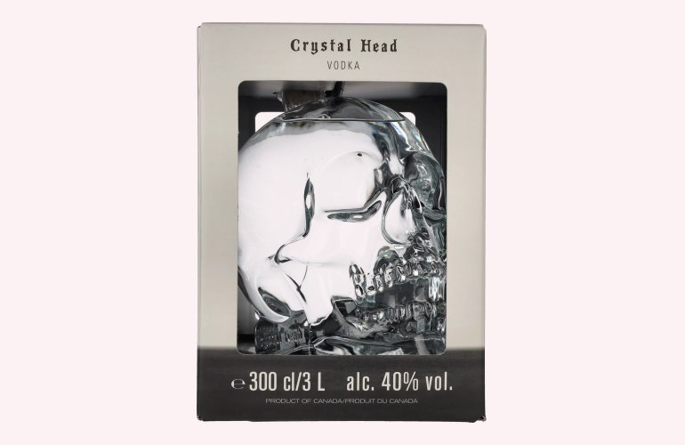 Crystal Head Vodka 40% Vol. 3l in Giftbox