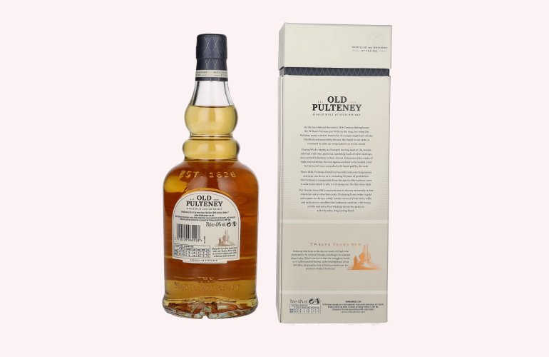 Old Pulteney 12 Years Old Single Malt Scotch Whisky 40% Vol. 0,7l in Giftbox