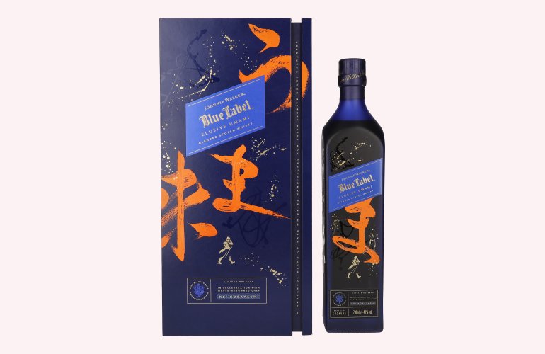 Johnnie Walker Blue Label ELUSIVE UMAMI Blended Scotch Whisky Limited Release 43% Vol. 0,7l in Giftbox