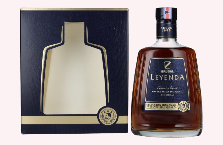 Brugal LEYENDA Selección Homenaje 38% Vol. 0,7l in geschenkverpakking