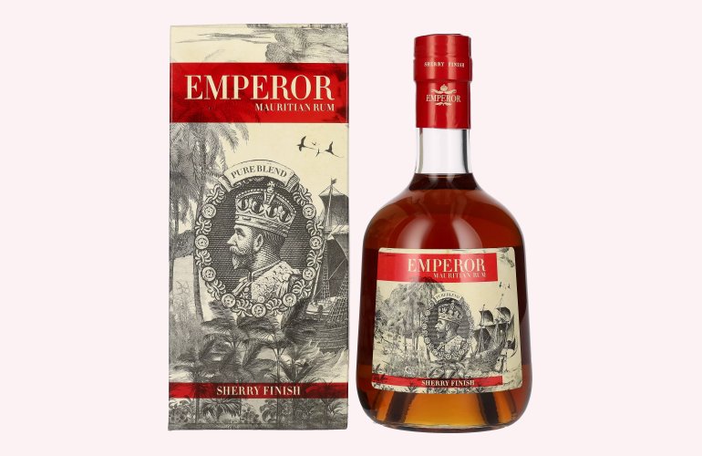 Emperor Mauritian Rum Aged Blend Sherry Finish 40% Vol. 0,7l in Geschenkbox