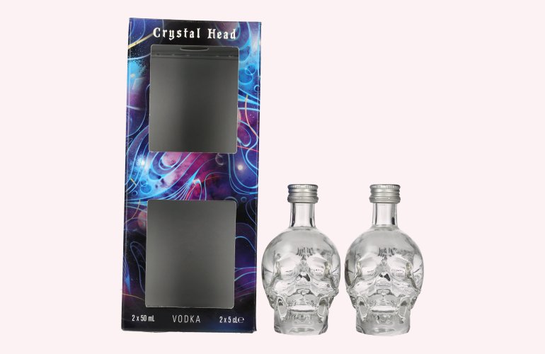 Crystal Head Vodka 40% Vol. 2x0,05l in Geschenkbox