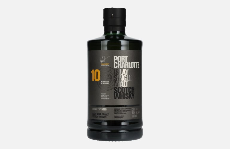Port Charlotte 10 Years Old Heavily Peated Islay Single Malt 50% Vol. 0,7l