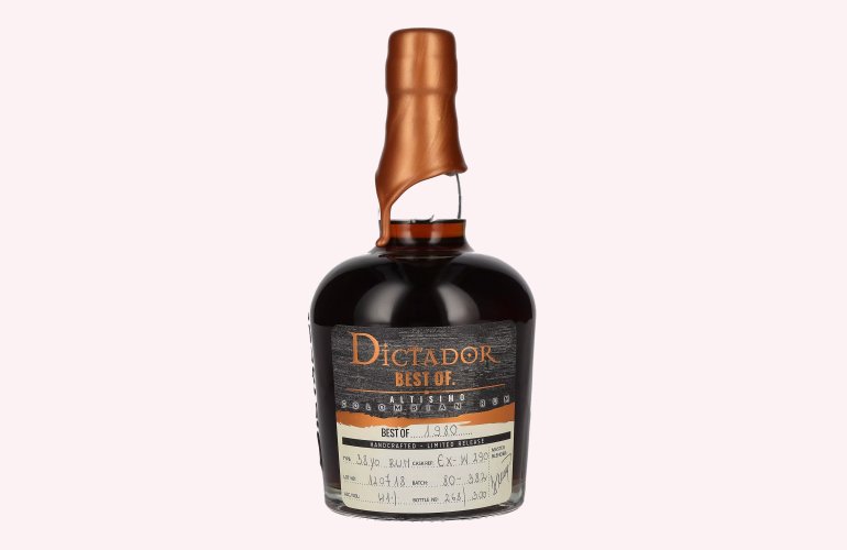 Dictador BEST OF 1980 ALTISIMO Colombian Rum Limited Release 41% Vol. 0,7l