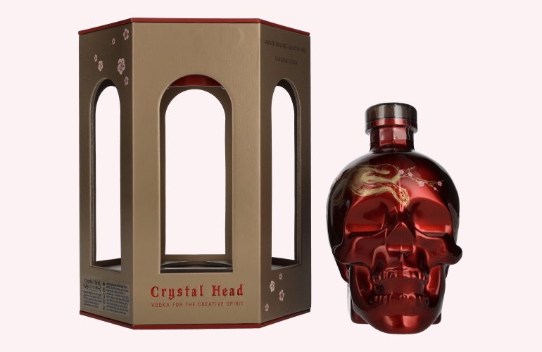 Crystal Head Vodka Lunar Year Limited Edition 40% Vol. 0,7l in geschenkverpakking