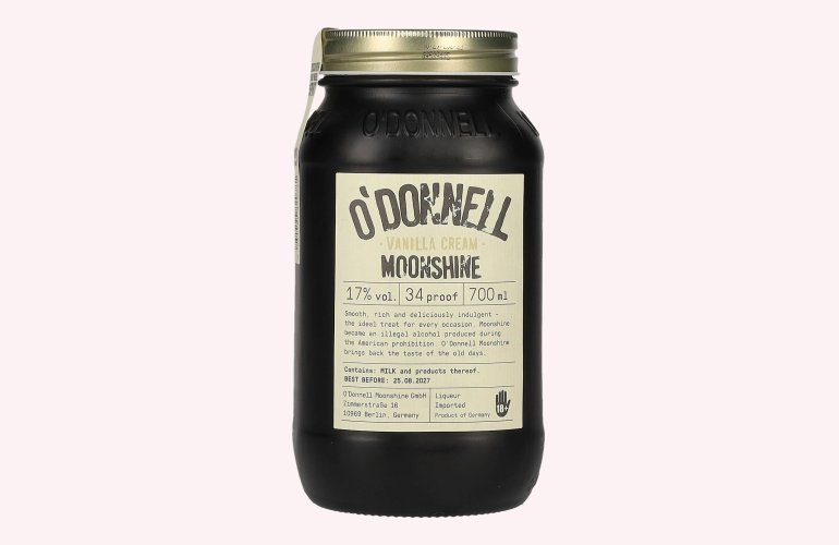 O'Donnell Moonshine VANILLA CREAM Likör 17% Vol. 0,7l