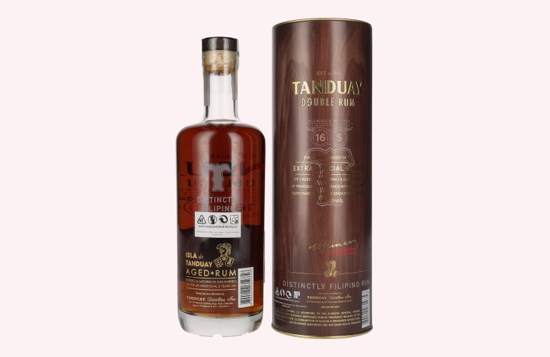 Tanduay Double Filipino Rum 40% Vol. 0,7l in Tinbox