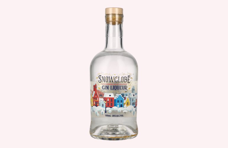 Snowglobe Orange & Gingerbread Gin Liqueur Light-Up 20% Vol. 0,7l