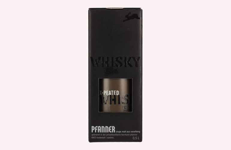 Pfanner X-Peated Single Malt Whisky 46% Vol. 0,5l in Geschenkbox