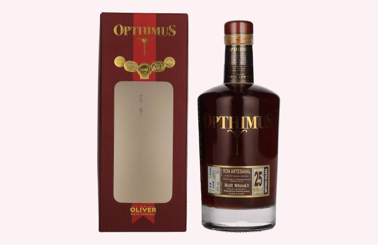 Opthimus 25 Años Malt Whisky Finish 43% Vol. 0,7l in Giftbox