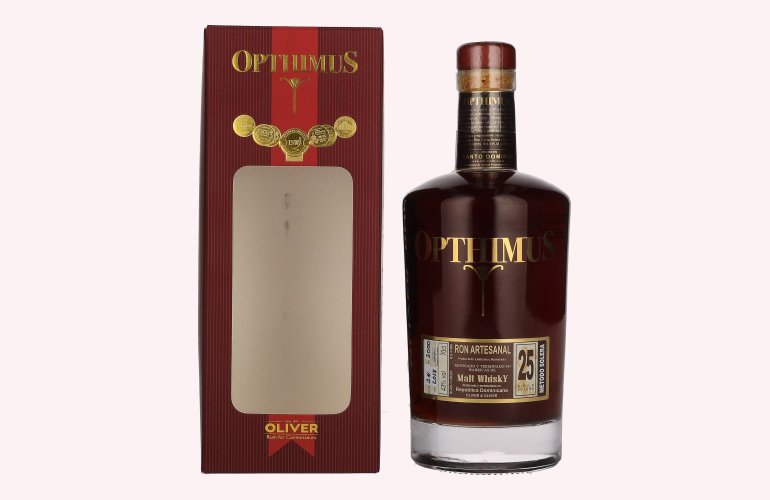 Opthimus 25 Años Malt Whisky Finish 43% Vol. 0,7l in Geschenkbox